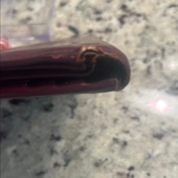 Prada Brown Leather Wallet with Clasp - Picture 5 of 8